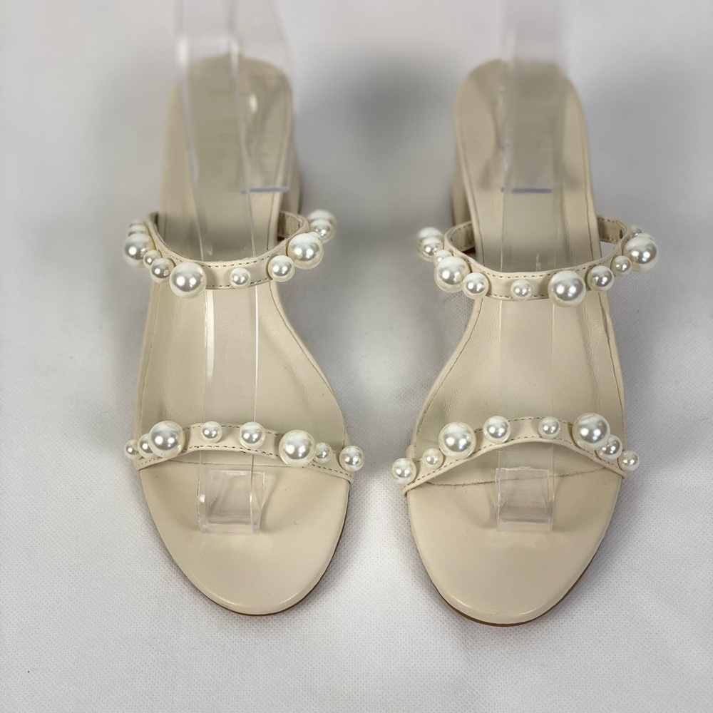 Shoe Shop Pearl Embellishments Sandal Size 8